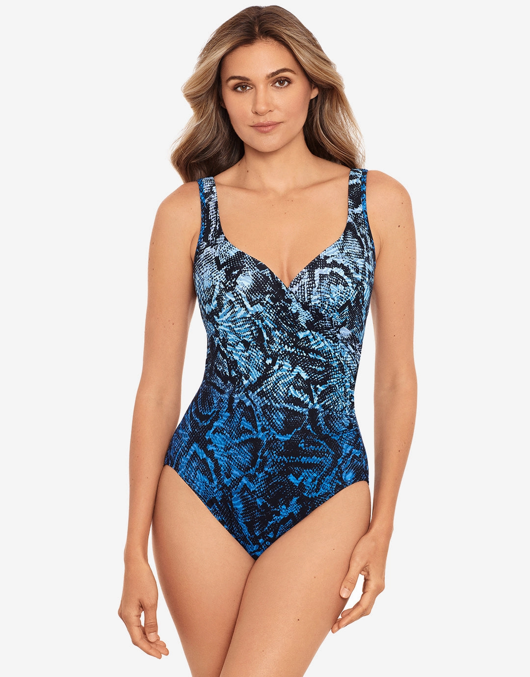 Boa Blues Its a Wrap Swimsuit - Blue padded swimwear for women, padded bikini tops