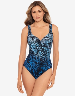 Boa Blues Its a Wrap Swimsuit - Blue padded swimwear for women, padded bikini tops