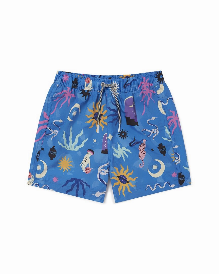 Boardies Birsak Blue Swim Short boys swimwear sets, boys swim trunks