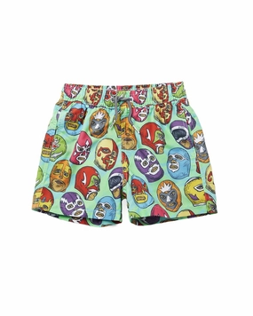 Boardies Lucha Libre Swim Short boys swimwear sets, boys swim trunks