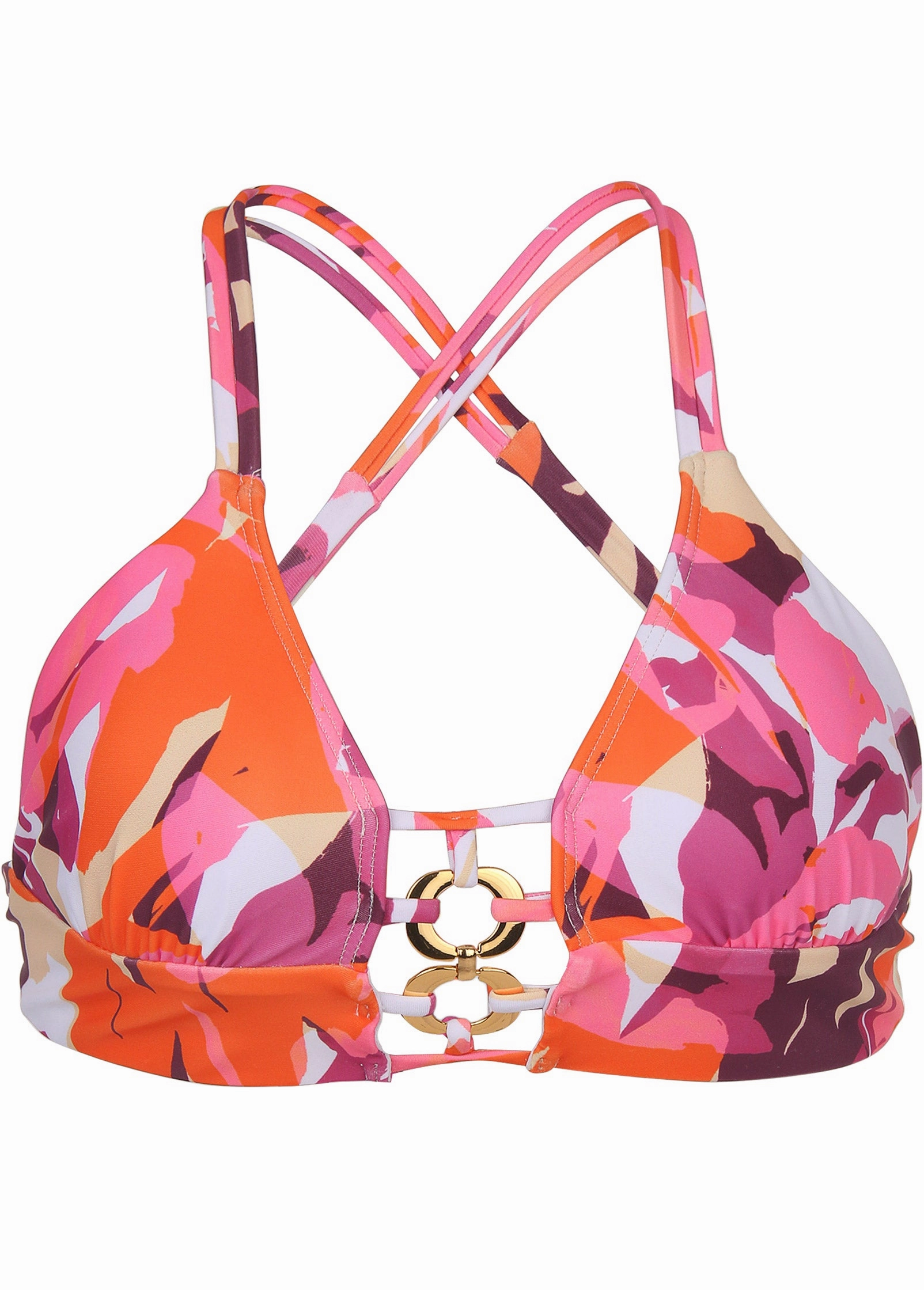 Bold Triangle Top - Desert Floral
