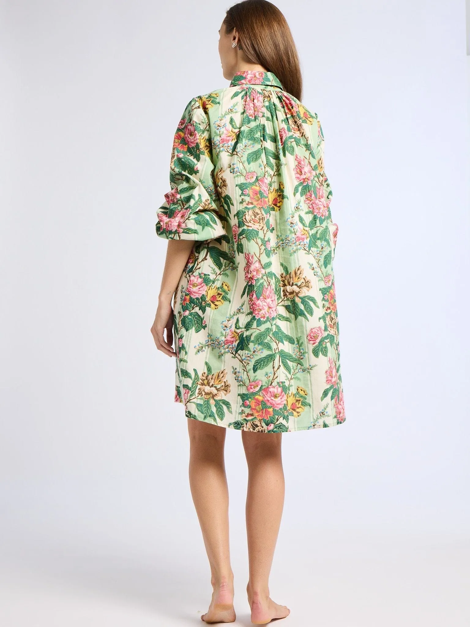 Bonnie Dress in Garden Stripe
