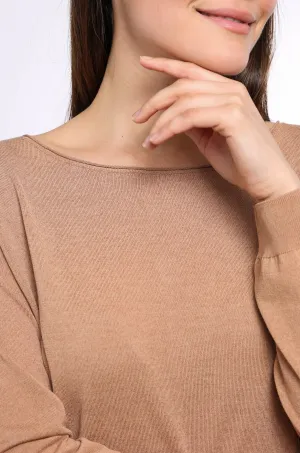 BOYFRIEND PULLOVER IN HIGH TWIST COTTON
