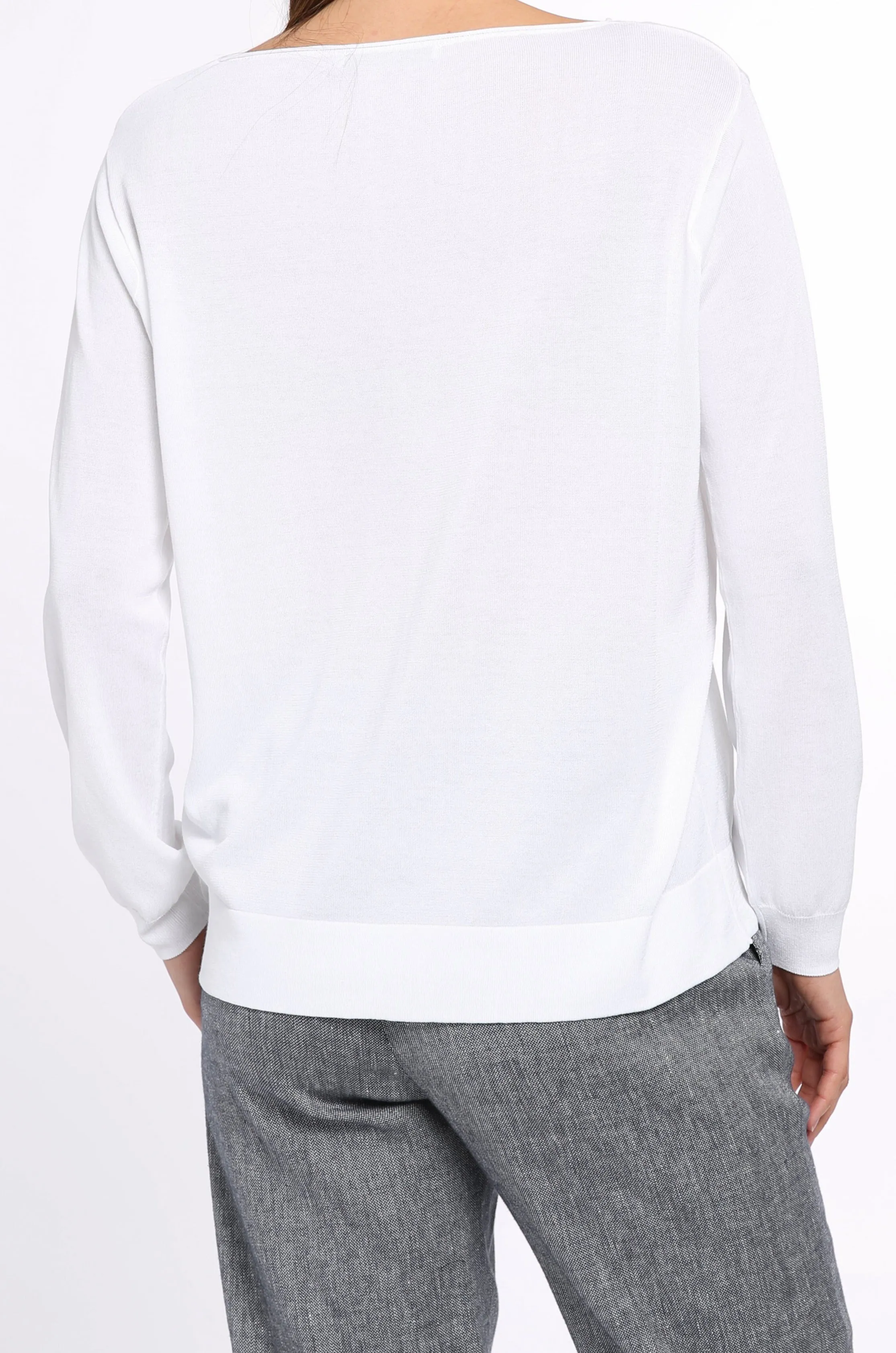 BOYFRIEND PULLOVER IN HIGH TWIST COTTON