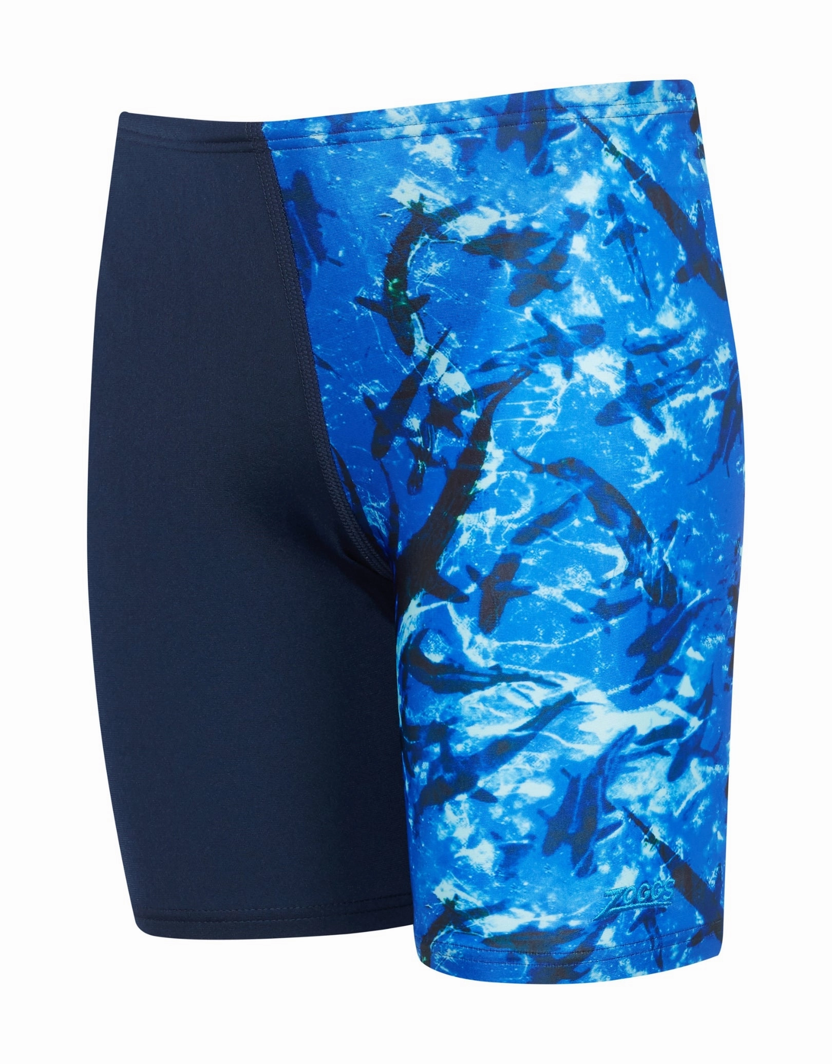 Boys Abyss Mid Swim Jammer - Navy/Blue