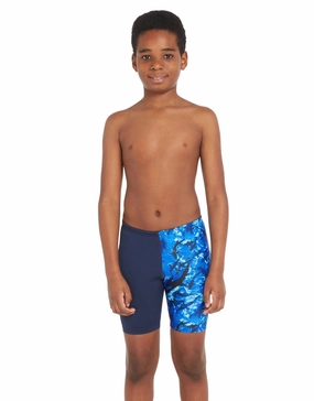 Boys Abyss Mid Swim Jammer - Navy/Blue zoggs swimwear for women, zoggs goggles and swimsuits
