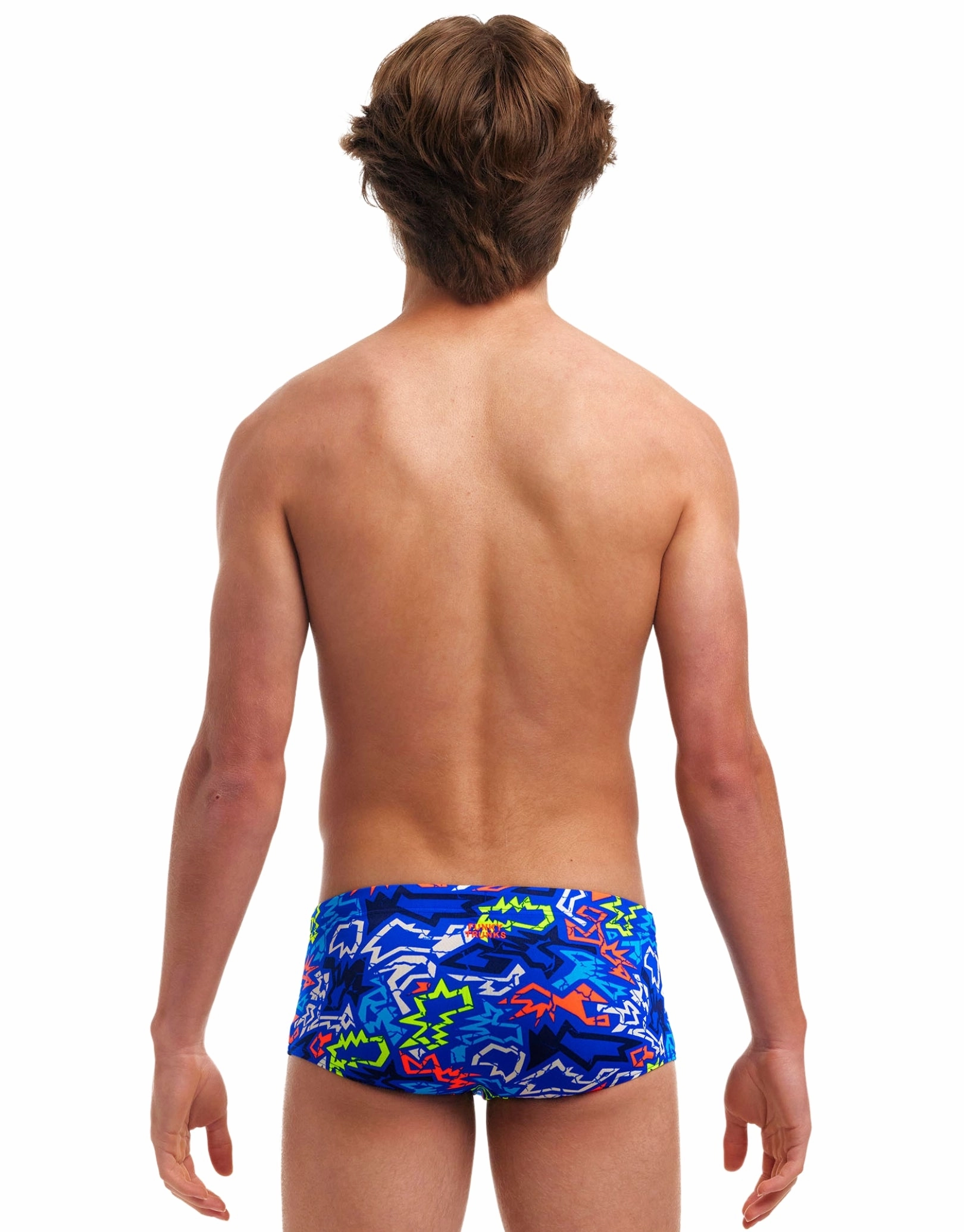 Boys Broken Hearts Sidewinder Swim Trunks - Blue