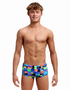 Boys Chip Set Sidewinder Swim Trunks - Multi funky trunks swim shorts, mens funky trunks swimwear