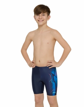 Boys Combat Mid Swim Jammer - Blue zoggs swimwear for women, zoggs goggles and swimsuits