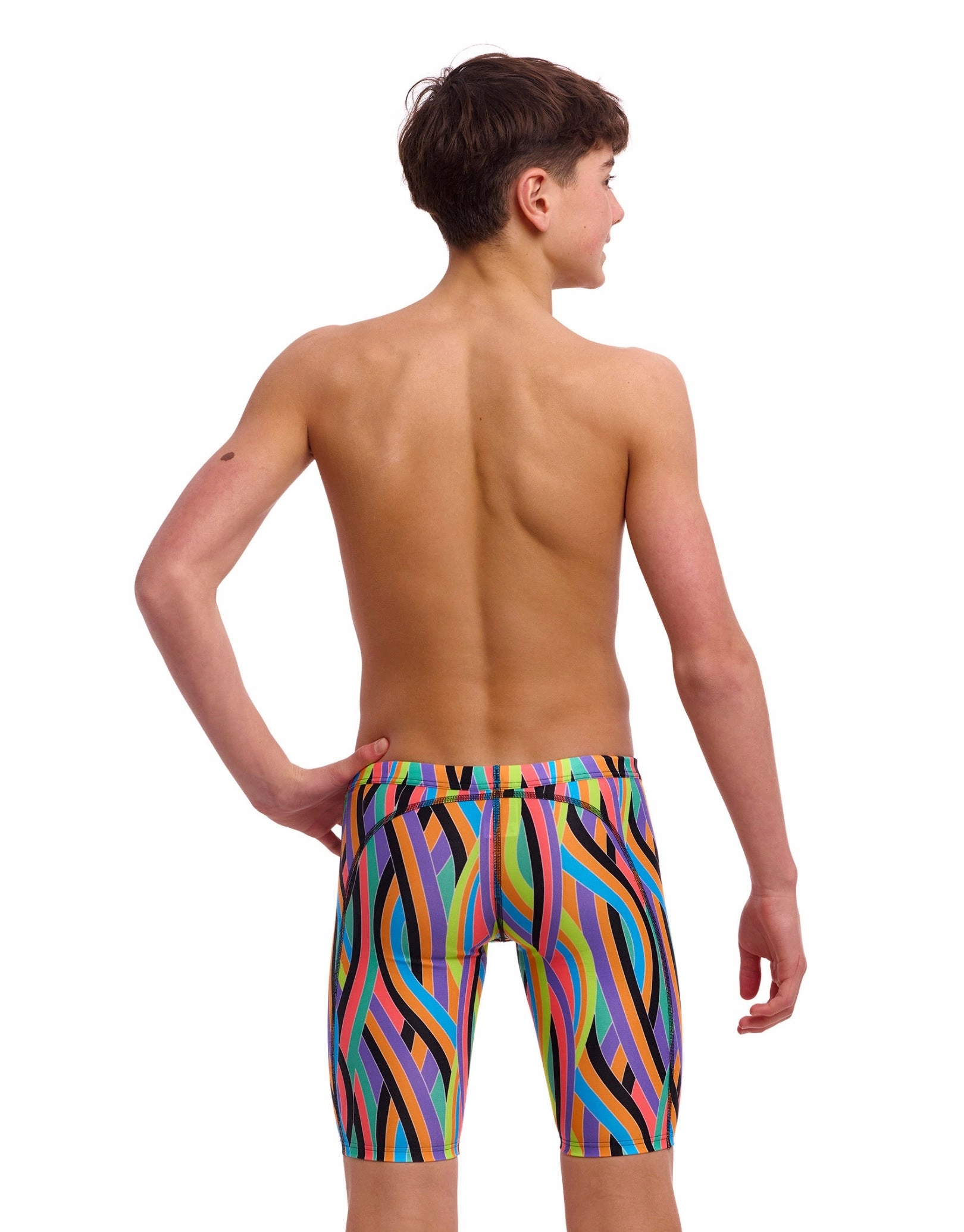 Boys Curl Curl Swim Training Jammer - Multi