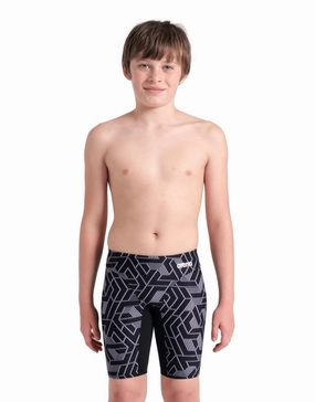 Boys Escape Swim Jammer - Black/Team arena swimwear for men, arena competitive swimsuits