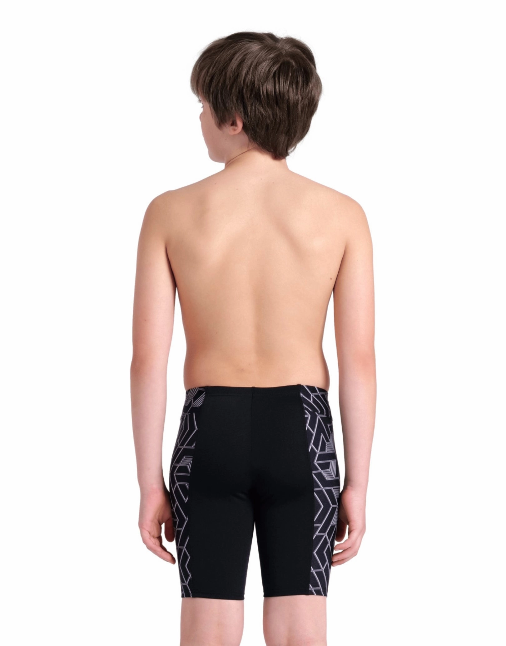 Boys Escape Swim Jammer - Black/Team