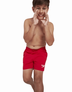 Boys Essential 13" Watershorts - Red speedo mens swimwear, speedo training swimsuits