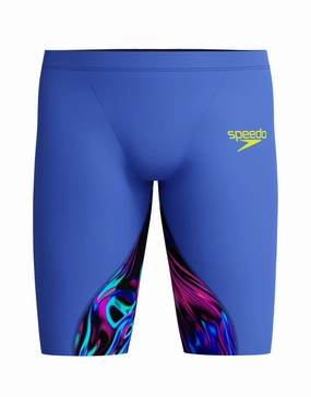 Boys Fastskin LZR Ignite Swim Jammer - Blue/Multi speedo mens swimwear, speedo training swimsuits
