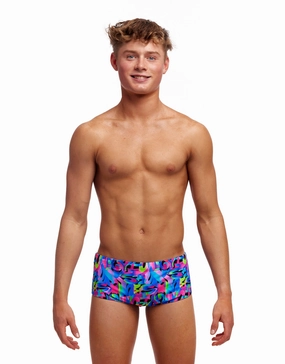 Boys Funk & Blues Sidewinder Swim Trunks - Multi funky trunks swim shorts, mens funky trunks swimwear