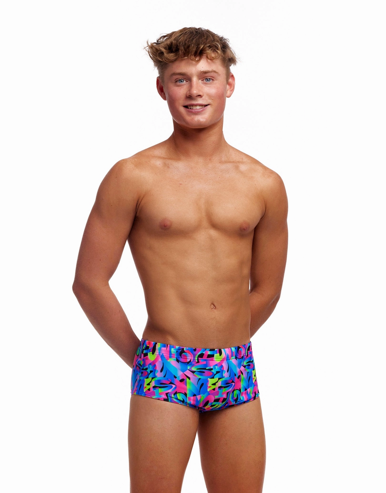 Boys Funk & Blues Sidewinder Swim Trunks - Multi