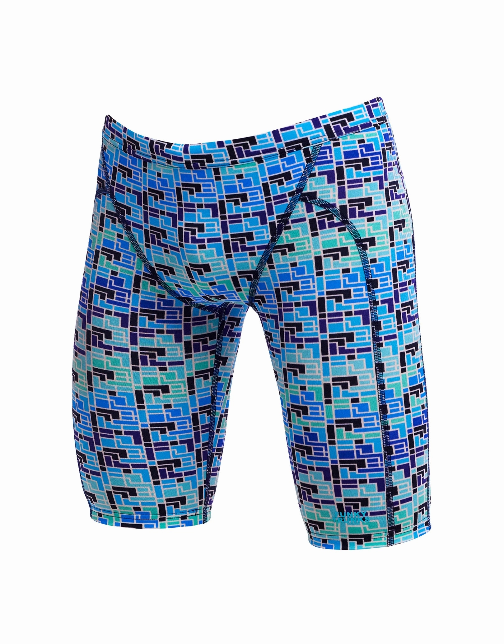 Boys Jack Stack Swim Training Jammer - Blue