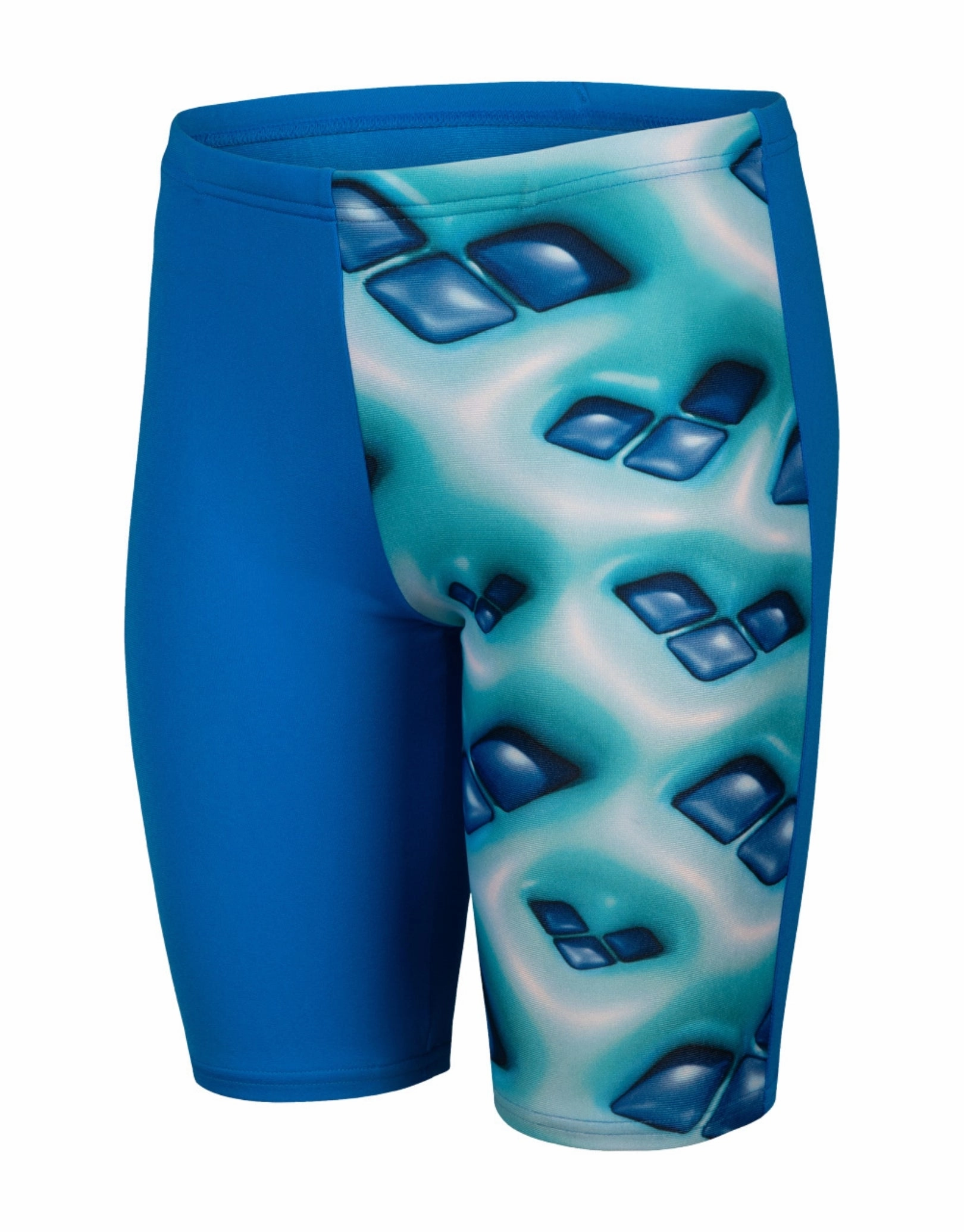 Boys Logo Graphic Swim Jammer - Blue River/Water