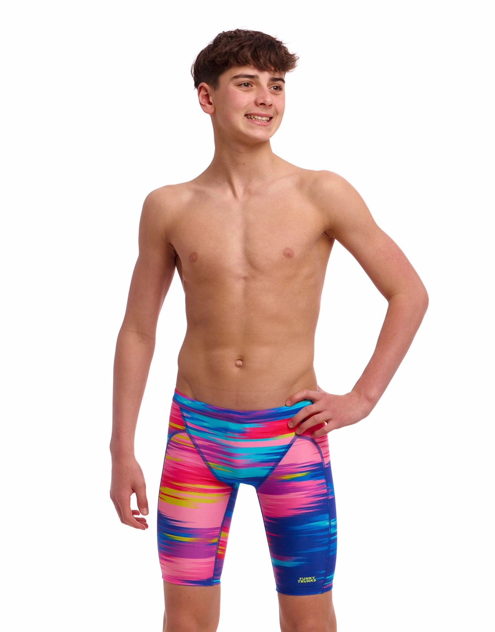 Boys Lost Ocean Swim Training Jammer - Multi