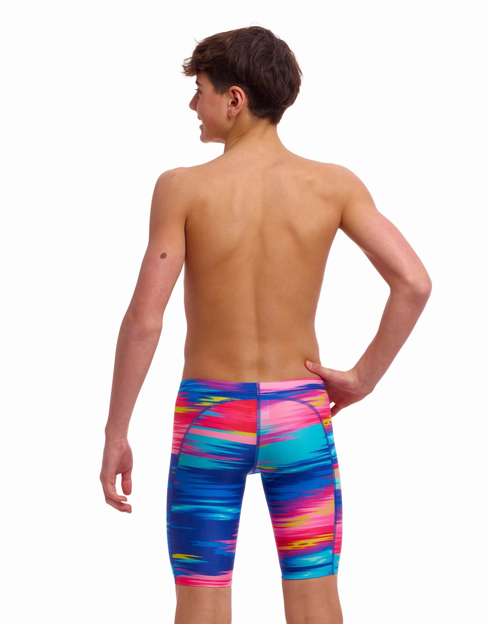 Boys Lost Ocean Swim Training Jammer - Multi