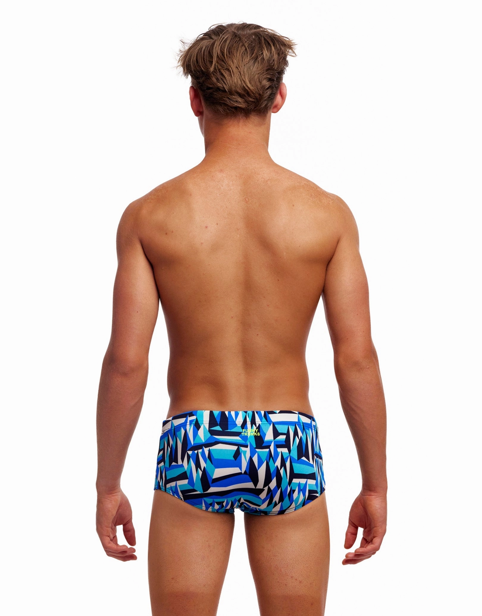 Boys Polar Caps Sidewinder Swim Trunks - Blue