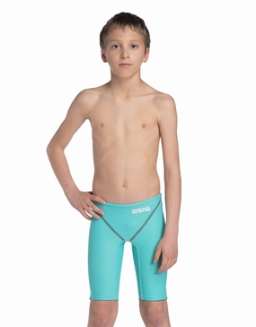 Boys Powerskin ST NEXT Jammer - Aquamarine Blue arena swimwear for men, arena competitive swimsuits