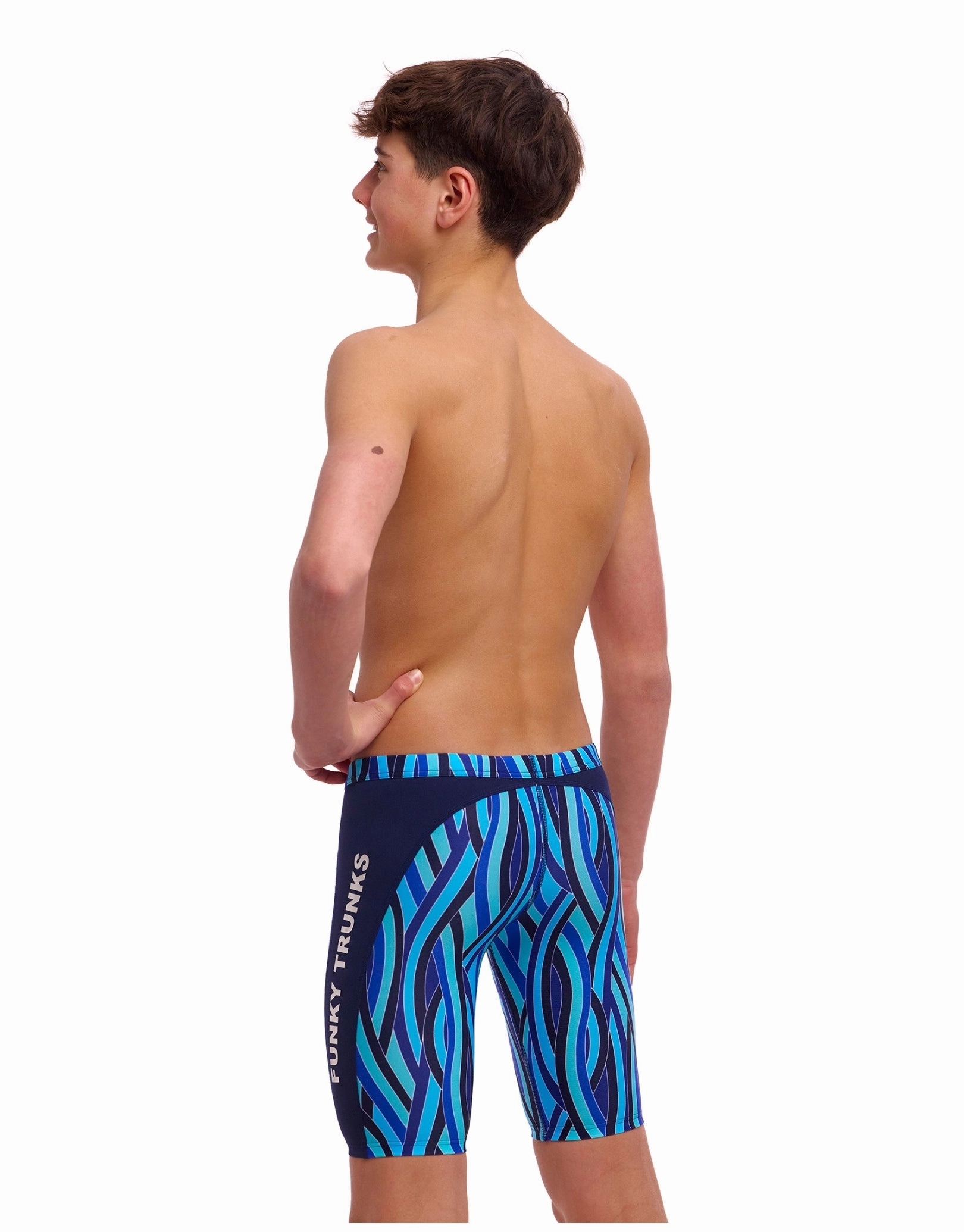 Boys Snork City Swim Training Jammer - Blue