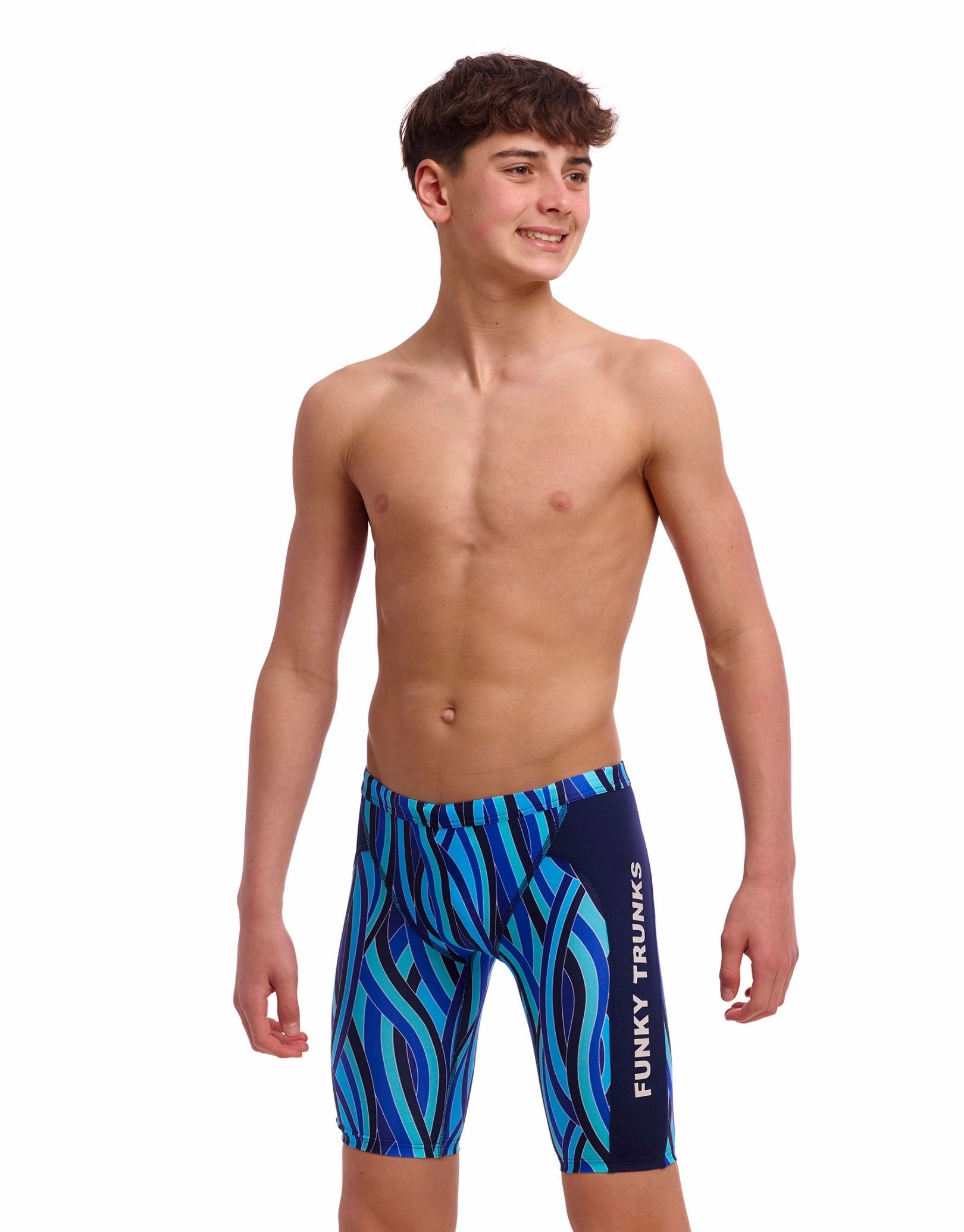 Boys Snork City Swim Training Jammer - Blue