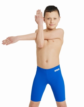 Boys Team Solid Swim Jammer - Royal/White arena swimwear for men, arena competitive swimsuits