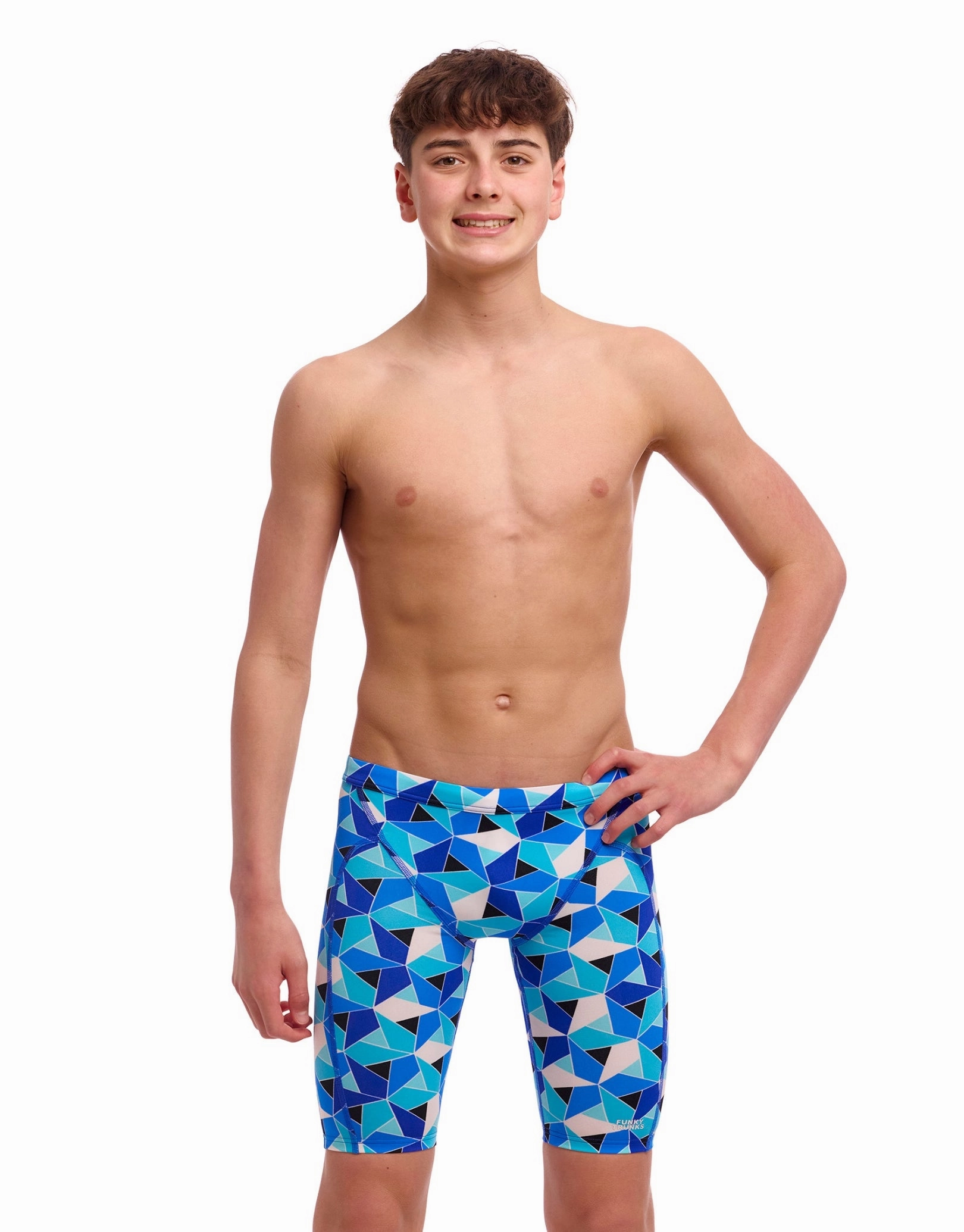Boys Tetra Tonic Swim Training Jammer - Blue