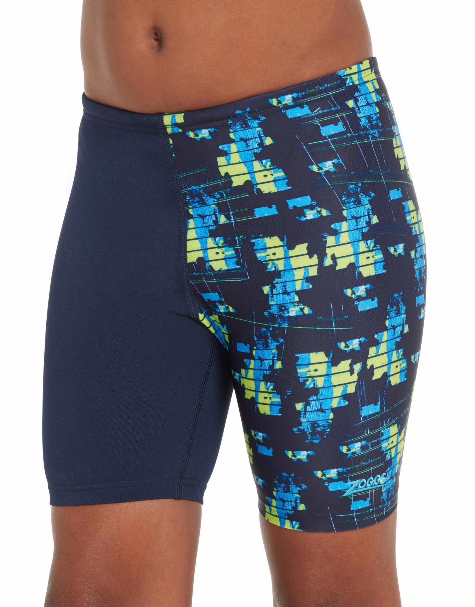 Boys Treasure Island Mid Swim Jammer - Navy