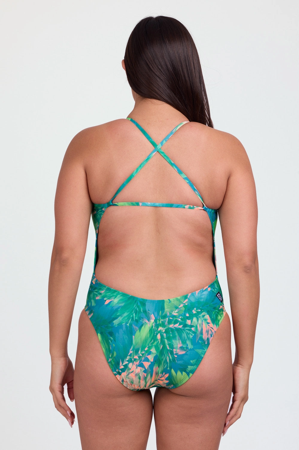 Brandon 2 Swim Onesie - Luau Love