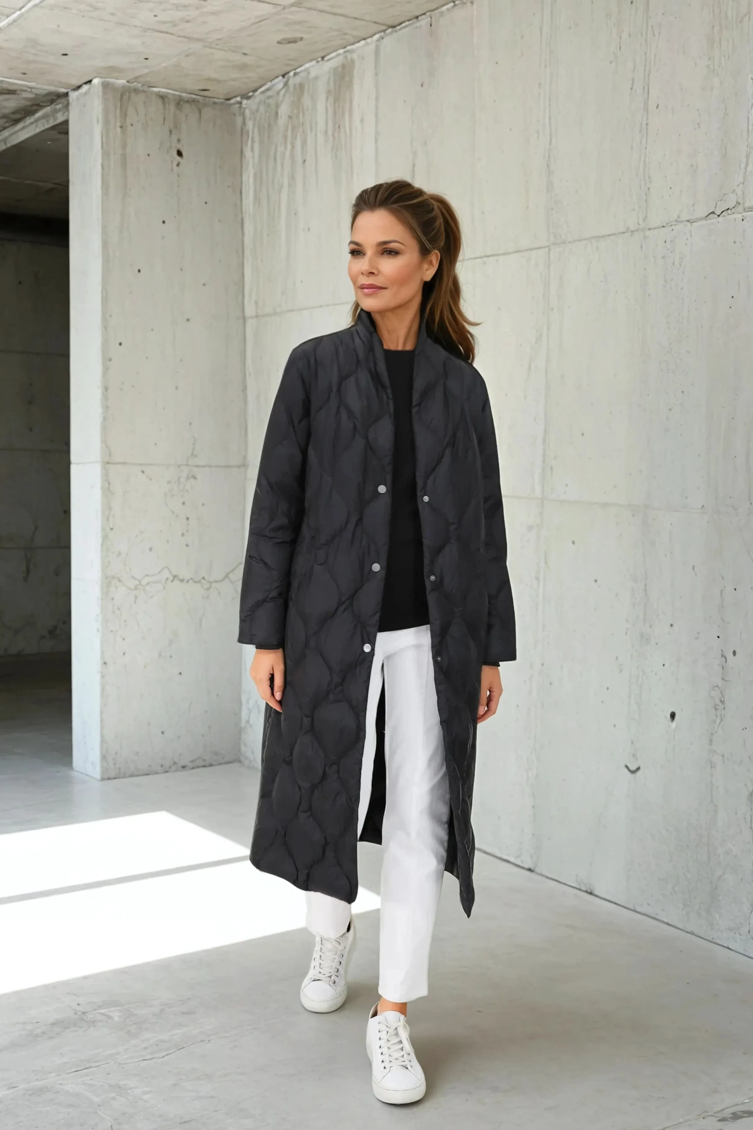 BRENTA COAT IN ULTRALIGHT GOOSE DOWN