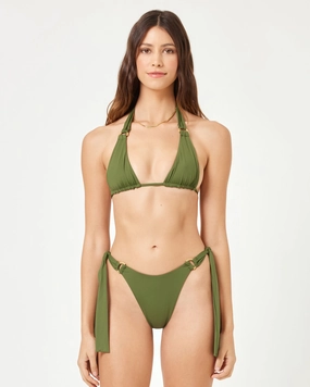 Brielle Bikini Top - Jungle timeless swimwear styles women, comfy swimwear for women