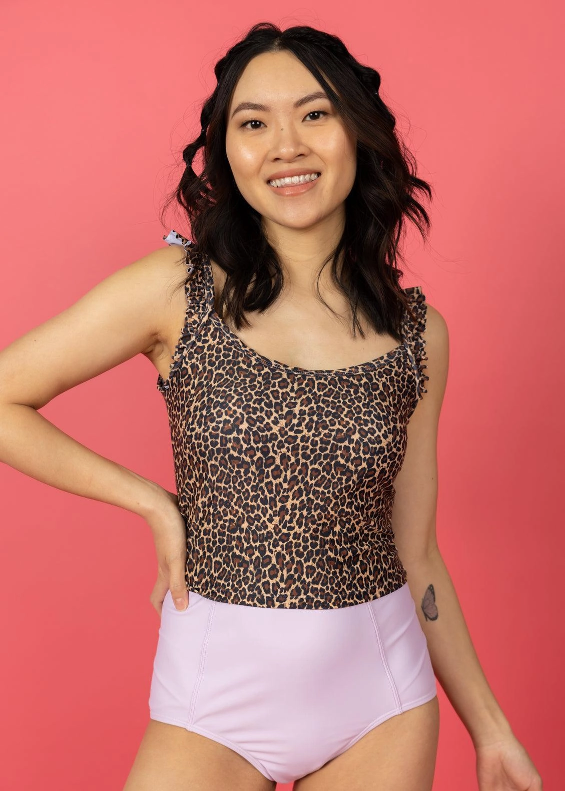 Bright Lilac | High-Waisted Bottoms