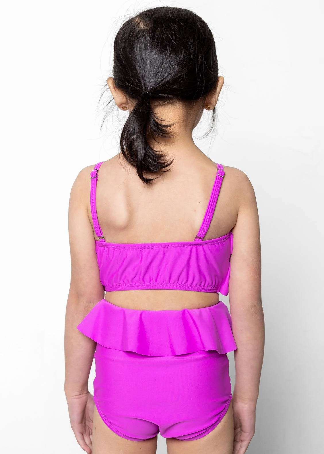 Brilliant Violet | Mini Peplum Bottoms