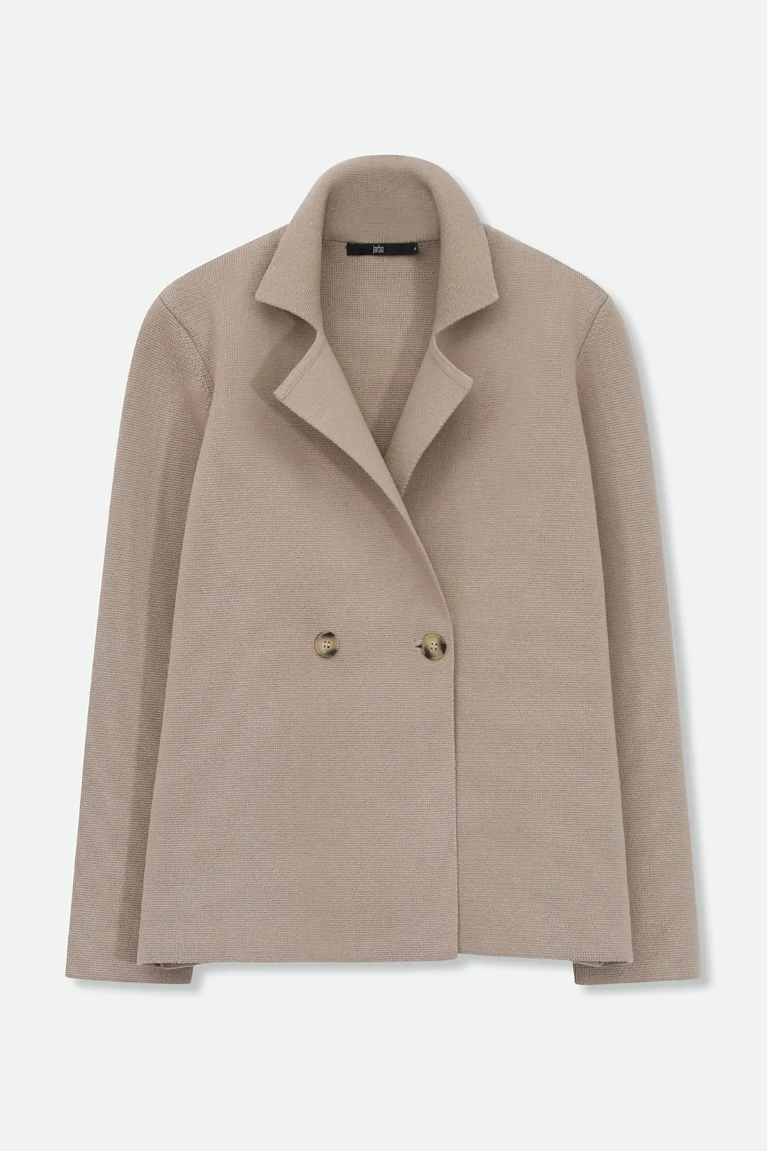 BRISIO DOUBLE BREASTED BLAZER IN ITALIAN COTTON