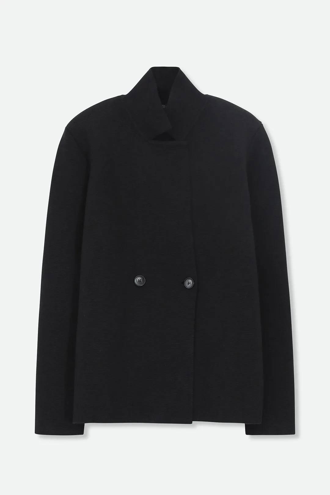 BRISIO DOUBLE BREASTED BLAZER IN ITALIAN COTTON