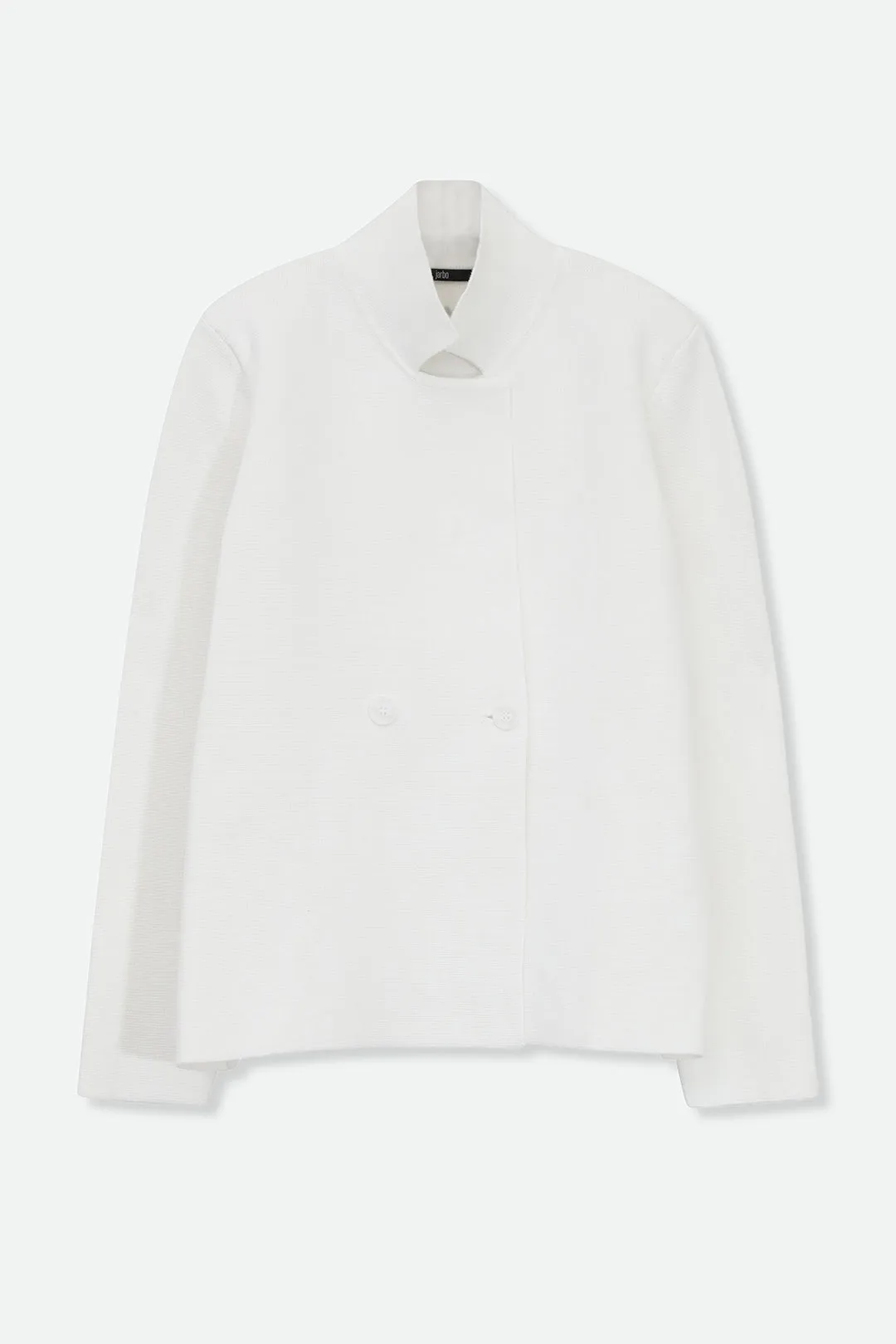 BRISIO DOUBLE BREASTED BLAZER IN ITALIAN COTTON
