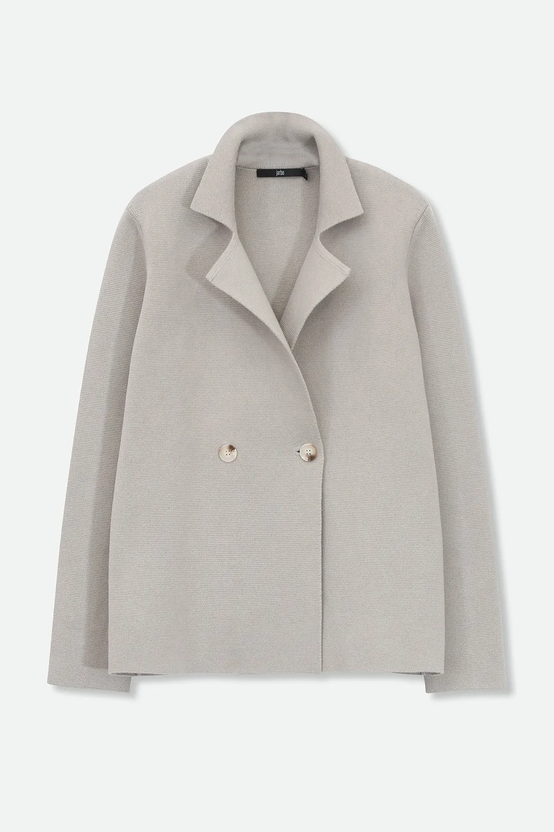 BRISIO DOUBLE BREASTED BLAZER IN ITALIAN COTTON