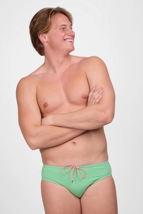 BROLYN Swim Brief - Green Apple affordable swimwear for all, trendy swimwear for summer