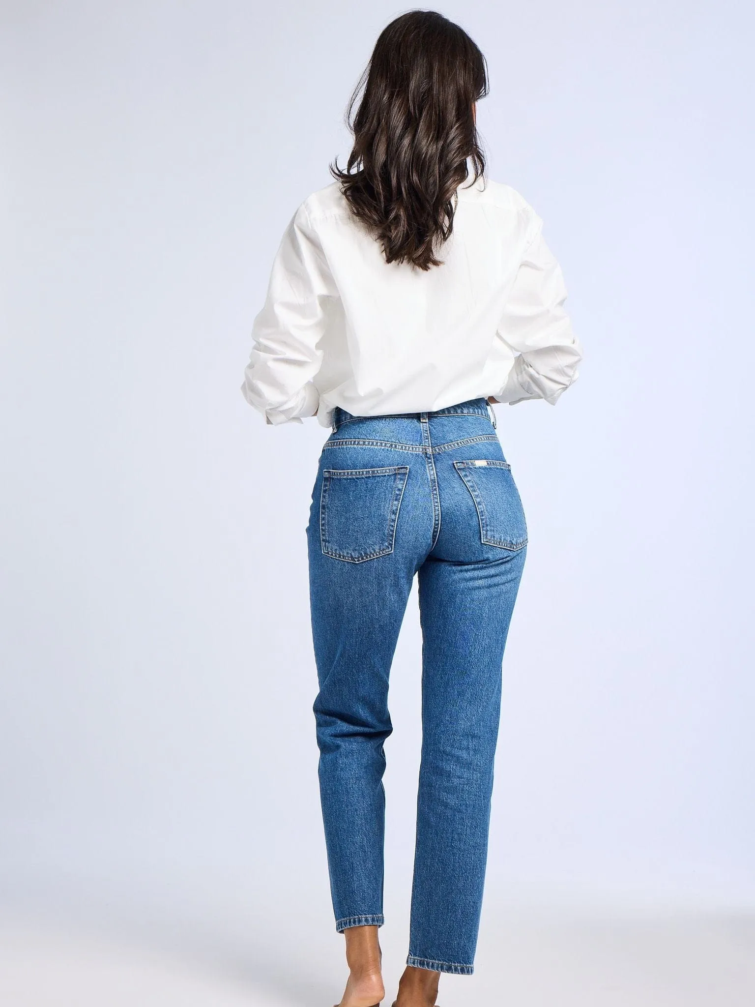 Brooke Mid Rise Slim Fit Jean in Topanga