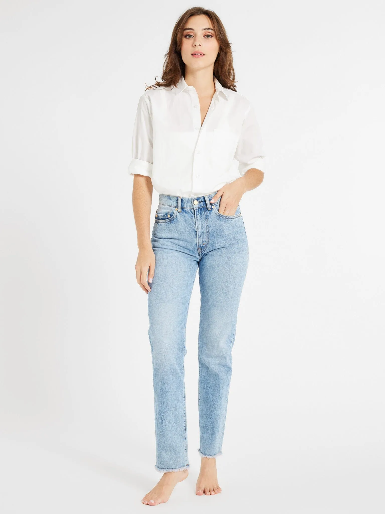Brooke Mid Rise Slim Fit Jean in Venice