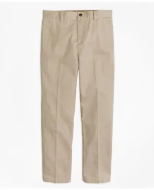 Brooks Brothers Boys Flat-Front Non-Iron Advantage Chino Pants Khaki Brooks Brothers