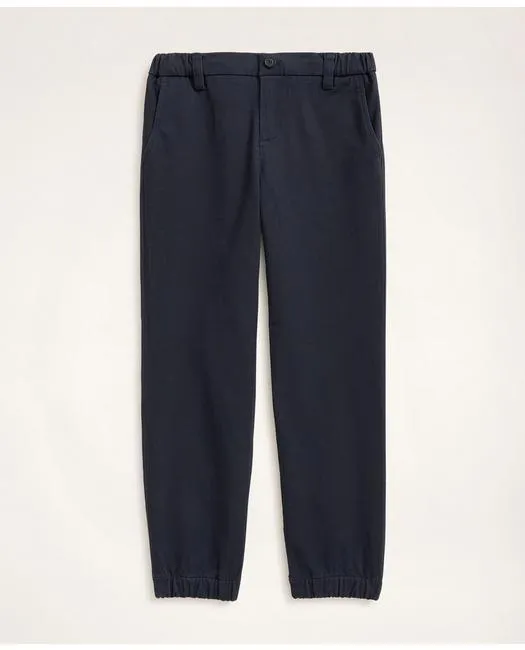 Brooks Brothers Boys Stretch Cotton Twill Jogger Pants Navy Brooks Brothers