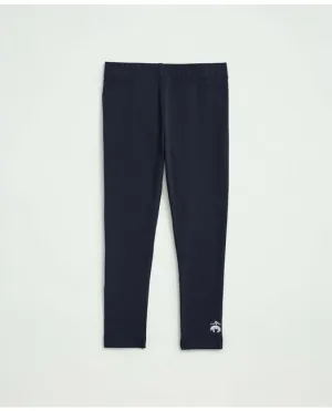 Brooks Brothers Girls Cotton Blend Leggings Navy Brooks Brothers