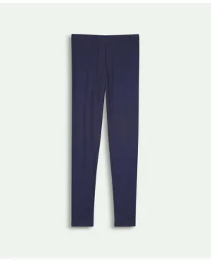 Brooks Brothers Girls Stretch Cotton Leggings Navy Brooks Brothers