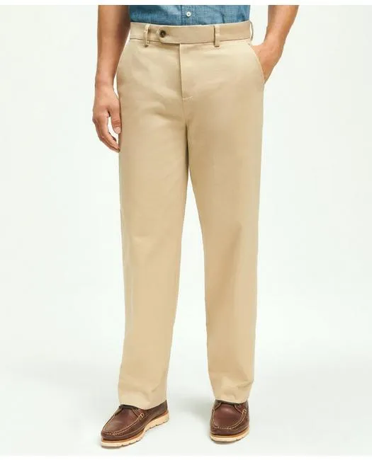 Brooks Brothers Men's Cotton Vintage Chino Pants Beige Brooks Brothers