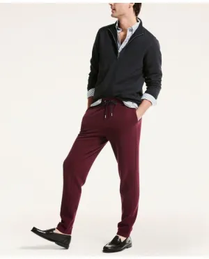 Brooks Brothers Men's Jogger Sweatpants Burgundy Brooks Brothers