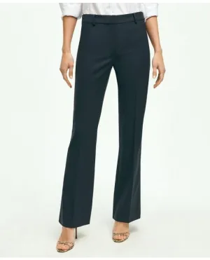 Brooks Brothers Women's The Essential Stretch Wool Trousers Navy Brooks Brothers